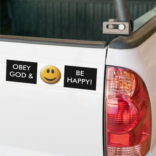 GOD! Bumpersticker (Op Truck)