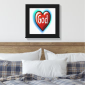 GOD CANVAS AFDRUK (Insitu (Slaapkamer))