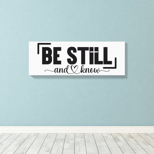 God Canvas Afdruk (Insitu (Houten vloer))