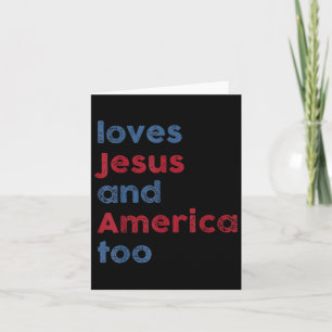 God Christelijk 4 juli Houdt van Jezus En Amerika  Kaart
