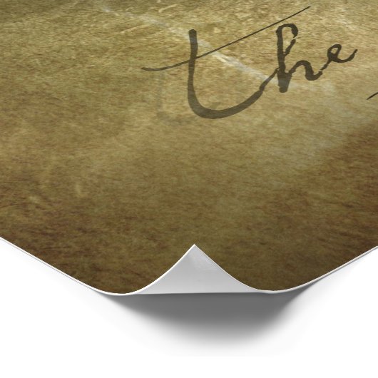 GOD - Christelijke religieuze Posters (Hoek)