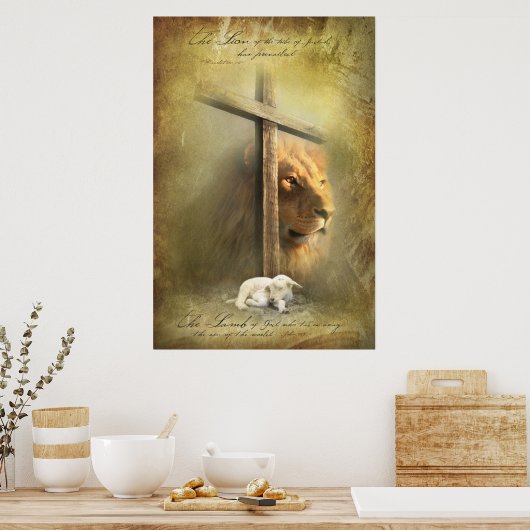 GOD - Christelijke religieuze Posters (Keuken)