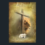 GOD - Christelijke religieuze Posters<br><div class="desc">Jezus Christus is de God van de schepping, de almachtige Zoon van God, degene die voor altijd regent. Hij is God, vol glorie en majesteit. Zijn wijsheid is oneindig, hij is onbeschrijfelijk... En hij gaf zijn leven voor jou en mij, hij stierf voor ons als een lam dat slaven was....</div>