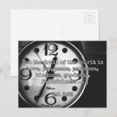 God citeert: Gal 5:22 — "Fruit of the Spirit" Briefkaart (Voorkant / Achterkant)