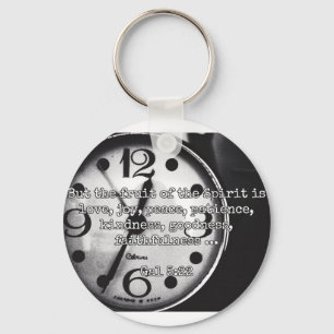 God citeert : Gal 5:22 — "Fruit van gedistilleer Sleutelhanger