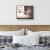 God citeert: Phil 4:13 — "God geeft kracht" Canvas Afdruk (Insitu (Slaapkamer))