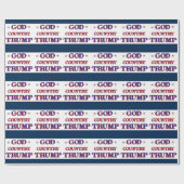 God Country Trump Cadeaupapier (Vlak)