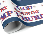 God Country Trump Cadeaupapier (Rol Hoek)