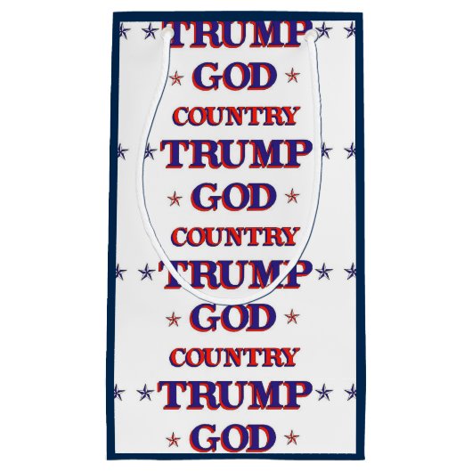 God Country Trump Klein Cadeauzakje (Voorkant)