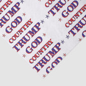 God Country Trump Tissuepapier (Detail)