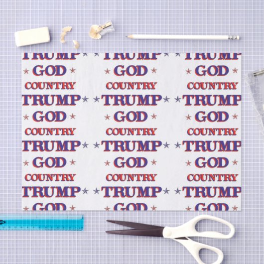 God Country Trump Tissuepapier (Craft)