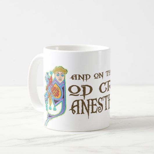 God Creëer anesthesiologie Koffiemok (Voorkant links)