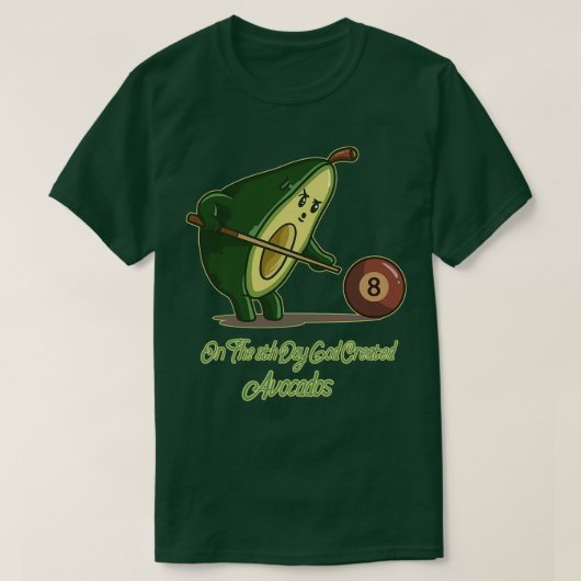God Creëer Avocados T-shirt (Design voorkant)