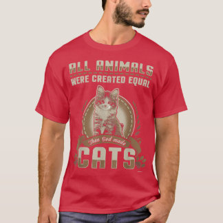 God Creëer Cats Kitten T-shirt