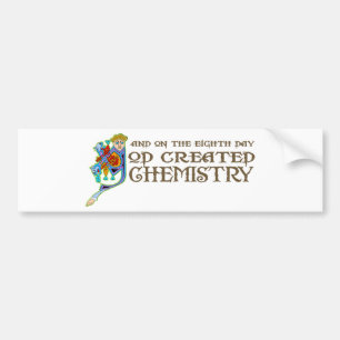 God Creëer chemie Bumpersticker