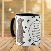 God Creëer CHOCOLADE LABRADOR RETRIEVERS Mok