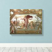 God Creëer de aarde Canvas Afdruk (Insitu (Houten vloer))