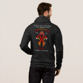 God Creëer de brandweerman Hoodie (Achterkant volledig)