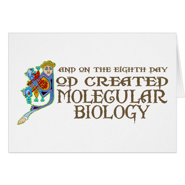 God Creëer de moleculaire biologie (Voorkant Horizontaal)