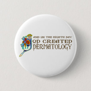 God Creëer Dermatologie Ronde Button 5,7 Cm