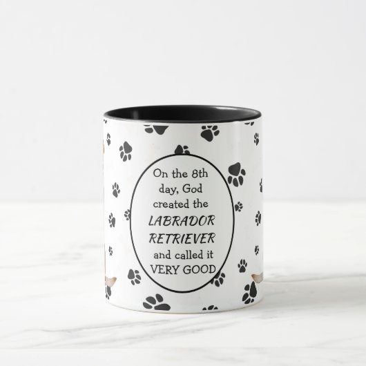 GOD CREËER GELE LABRADOR RETRIEVERS MOK (Midden)