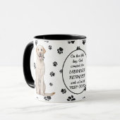 GOD CREËER GELE LABRADOR RETRIEVERS MOK (Voorkant links)