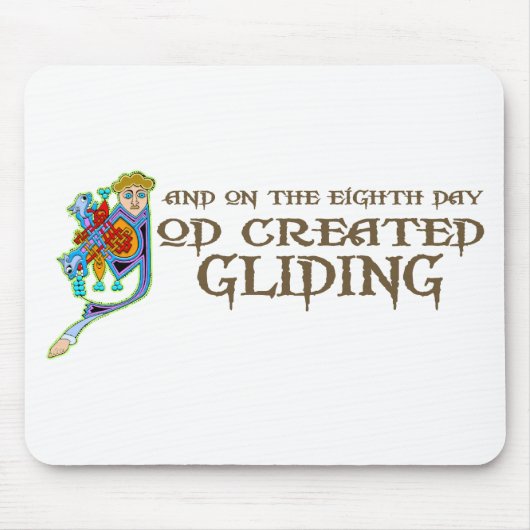God Creëer glijding Muismat (Voorkant)