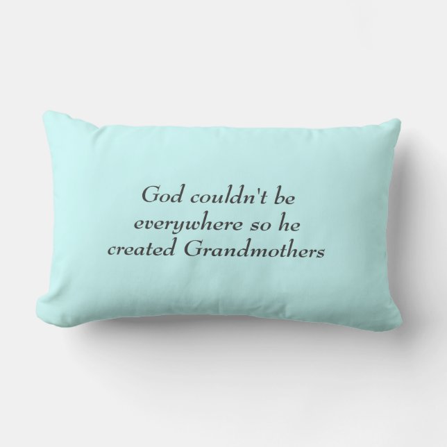 God Creëer grootmoeders Kussen (Voorkant)