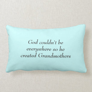 God Creëer grootmoeders Kussen