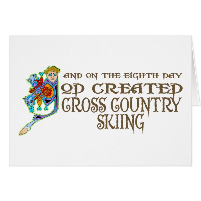God Creëer het Skien van het Land van het Kruis (Voorkant Horizontaal)