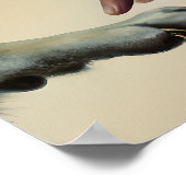 God Creëer hondenportretkunst Poster (Hoek)