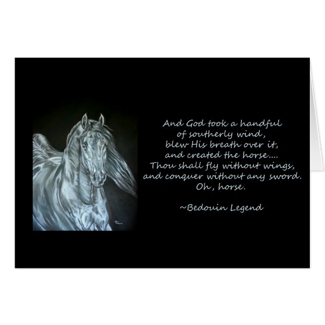 God Creëer Horse (Voorkant Horizontaal)