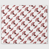 God Creëer licht - grappige bijbel, Lineman Design Cadeaupapier (Vlak)