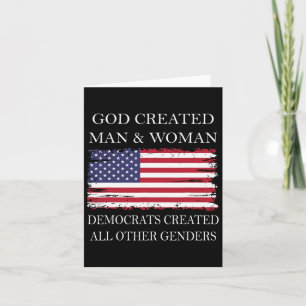 God Creëer Man en Vrouw Democraten Creëer alles ui Kaart