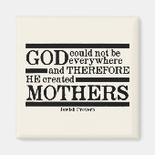 God Creëer Moeders Magneet (Voorkant)