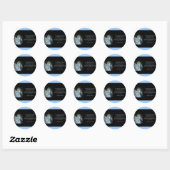 God Creëer Paard Ronde Sticker (Vel)