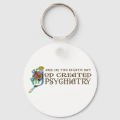 God Creëer Psychiatrie Sleutelhanger (Voorkant)