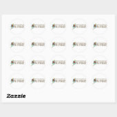 God Creëer sanitair Ronde Sticker (Vel)