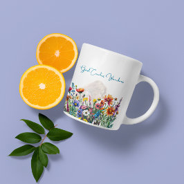 God Creëer wonderen gepersonaliseerde Floral Faith Mok