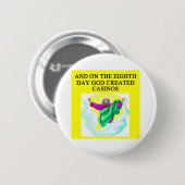 god creëerde casino ' s ronde button 5,7 cm (Voorkant /achterkant)