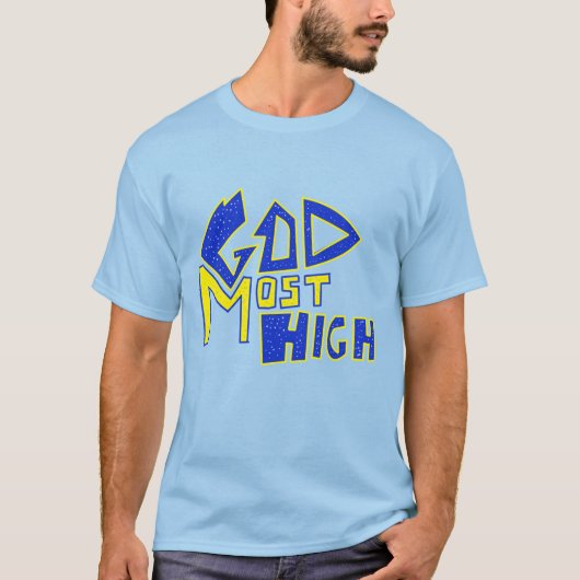 God de Allerhoogste T-shirt (Voorkant)