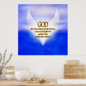 GOD de buitenste creatinefractsamenstelling Poster (Keuken)