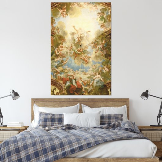 God de Vader Almighty van Antoine Coypel Canvas Afdruk (Insitu (Slaapkamer))