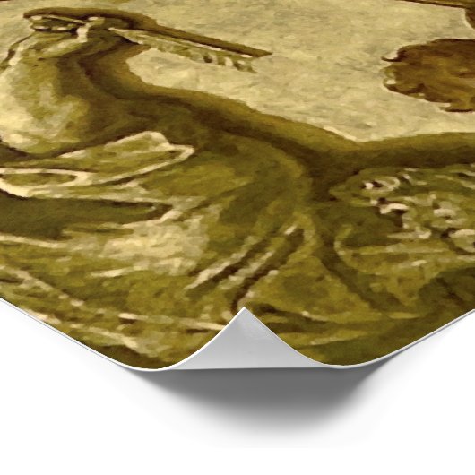 God de Vader Almighty van Antoine Coypel Poster (Hoek)