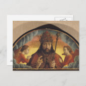God de Vader Blessing, 1506 Briefkaart (Voorkant / Achterkant)