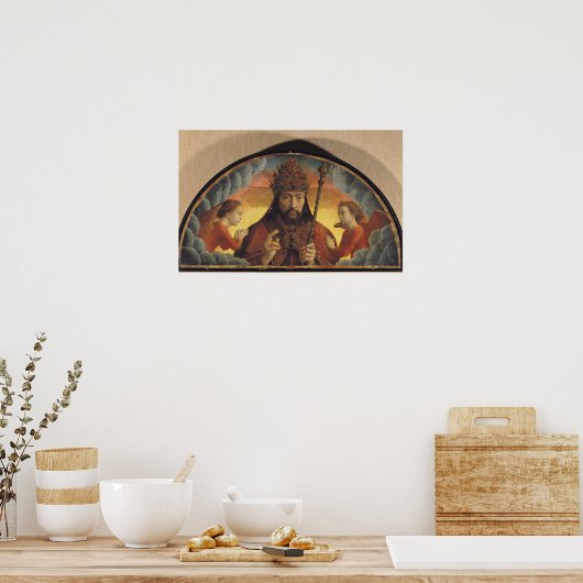 God de Vader Blessing, 1506 Poster (Keuken)