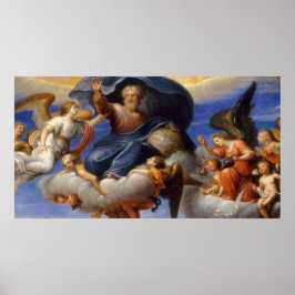 God de vader - Circle of Pierre Mignard Fine Art Poster
