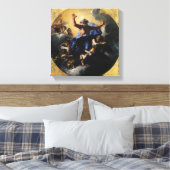 God de Vader gedragen door Angels Canvas Afdruk (Insitu (Slaapkamer))