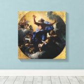 God de Vader gedragen door Angels Canvas Afdruk (Insitu (Houten vloer))