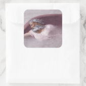 God de Vader Renaissance Devotioneel ontwerp Vierkante Sticker (Tas)